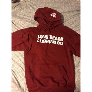 ❤️💫RED LONG BEACH HOODIE (MEDIUM)💫❤️